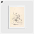 アートポストカード-Turbaned Cavalryman, Right Arm with Curved Sword Upraised
 - イェール大学アートギャラリー Postcard.