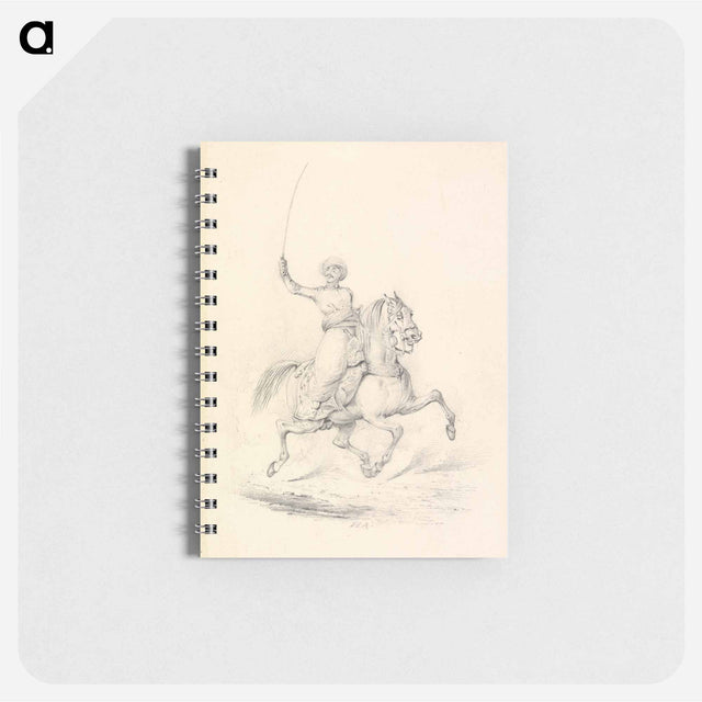 アートメモ帳-Turbaned Cavalryman, Right Arm with Curved Sword Upraised
 - イェール大学アートギャラリー Memo.