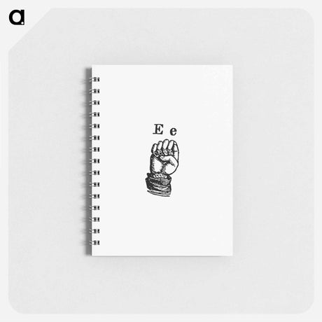 アートメモ帳-Sign Language for Letter E From What I Saw in New York; or, a Bird's-Eye View of City Life
 - 大英図書館 Memo.