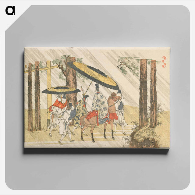 アートパネル-Aridōshi Shrine - 葛飾 北斎 Canvas.