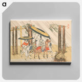 Aridōshi Shrine - Katsushika Hokusai Canvas.