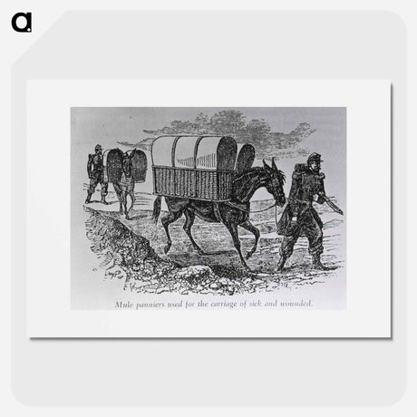 アートポスター-Transportation of the Wounded
 - 国立医学図書館 Poster.