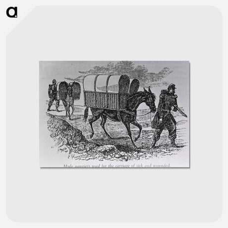 アートポストカード-Transportation of the Wounded
 - 国立医学図書館 Postcard.