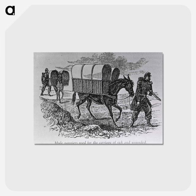 アートポストカード-Transportation of the Wounded
 - 国立医学図書館 Postcard.