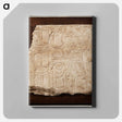 アートパネル-Amenhotep I Door Lintel Relief
 - バーンズ・コレクション Canvas.