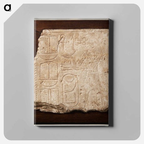 アートパネル-Amenhotep I Door Lintel Relief
 - バーンズ・コレクション Canvas.