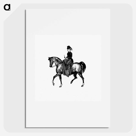 アートポスター-Lady on Horseback: A London Guide
 - 大英図書館 Poster.