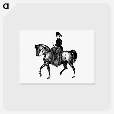 アートポストカード-Lady on Horseback: A London Guide
 - 大英図書館 Postcard.
