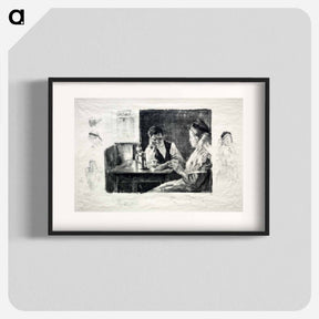 アートポスター-Interior of a Peasant's House
 - クリーブランド美術館 Poster.