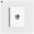 アートメモ帳-Skull from Voyages and Adventures in Equatorial Africa
 - 大英図書館 Memo.