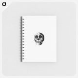 アートメモ帳-Skull from Voyages and Adventures in Equatorial Africa
 - 大英図書館 Memo.