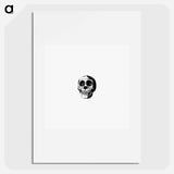 アートポスター-Skull from Voyages and Adventures in Equatorial Africa
 - 大英図書館 Poster.