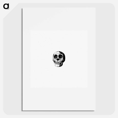 アートポスター-Skull from Voyages and Adventures in Equatorial Africa
 - 大英図書館 Poster.