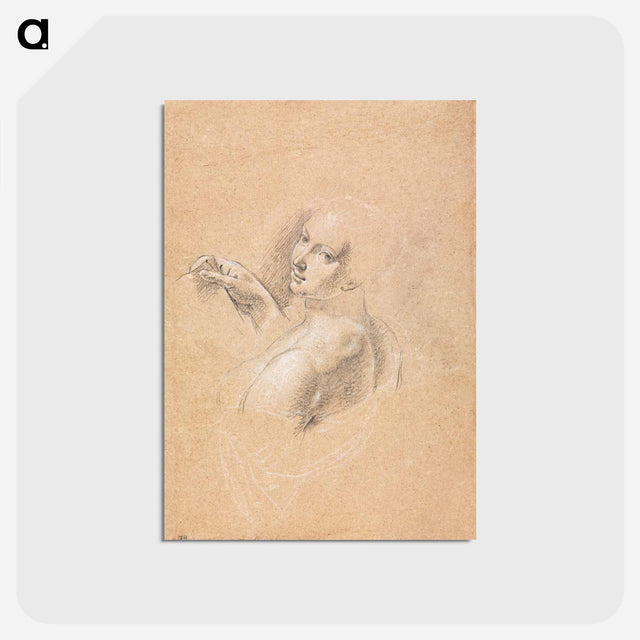 アートポストカード-Verona Sketchbook: Female Nude
 - クリーブランド美術館 Postcard.