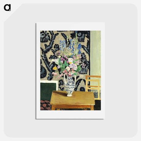 アートポストカード-Bouquet de Fleurs pour le Quatorze Juillet - アンリ マティス Postcard.