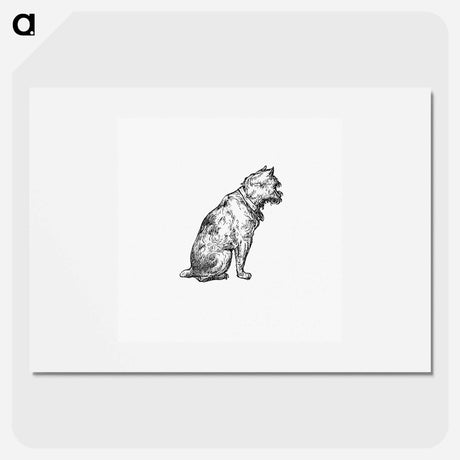 アートポスター-Sitting Dog from The New Hyperion
 - 大英図書館 Poster.
