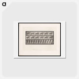 アートポストカード-Man on Horse
 - エドワード マイブリッジ Postcard.