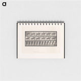 アートメモ帳-Man on Horse
 - エドワード マイブリッジ Memo.