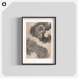 アートポスター-Katsushika Hokusai’s Japanese dragons, Album of Sketches - 葛飾 北斎 Poster.
