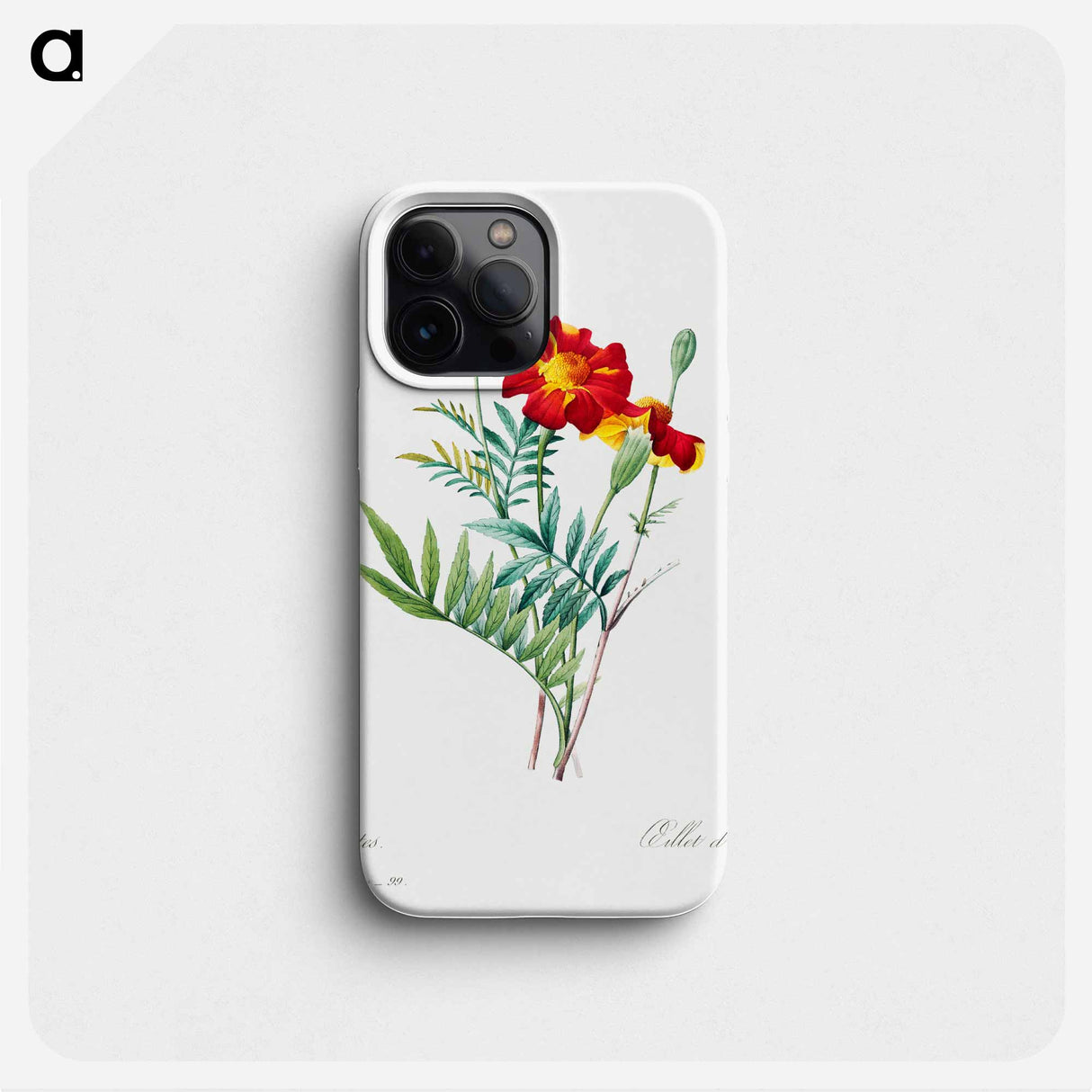 Mexican flower - Pierre Joseph Redouté Phone Case.