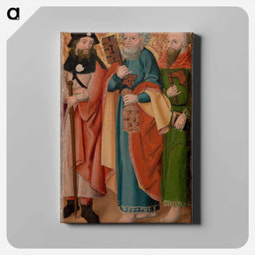 アートパネル-Three Apostles with Stick, Key and Axe
 - バーンズ・コレクション Canvas.
