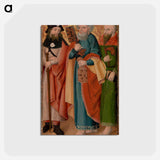 アートポストカード-Three Apostles with Stick, Key and Axe
 - バーンズ・コレクション Postcard.