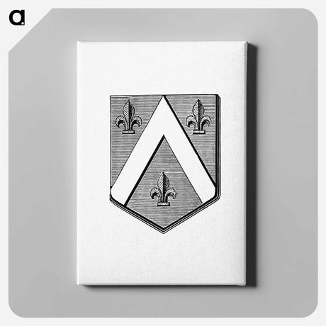 アートパネル-Heraldic Shield Design
 - 大英図書館 Canvas.