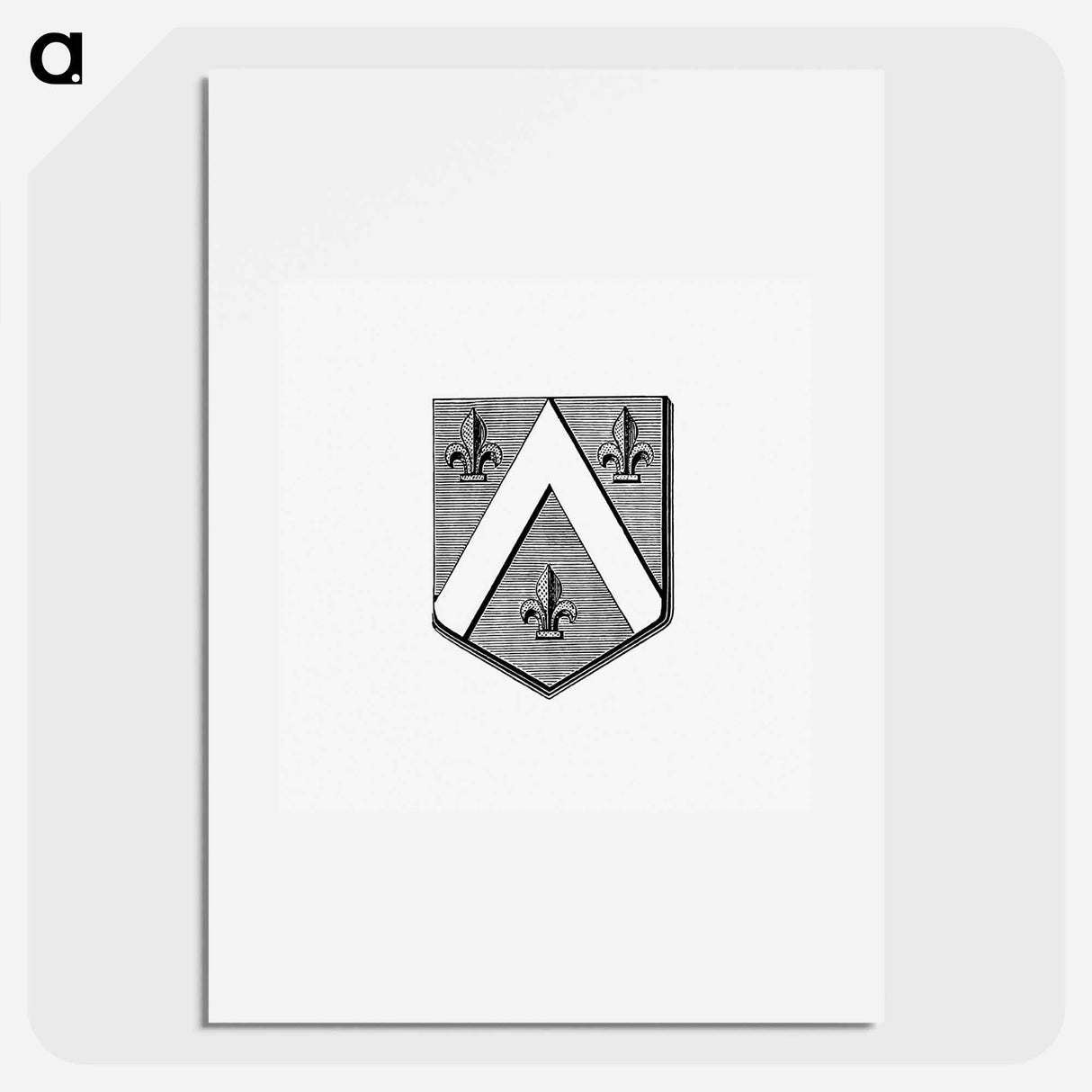アートポスター-Heraldic Shield Design
 - 大英図書館 Poster.