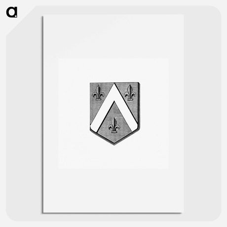 アートポスター-Heraldic Shield Design
 - 大英図書館 Poster.