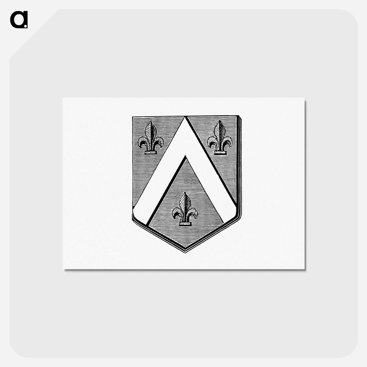 アートポストカード-Heraldic Shield Design
 - 大英図書館 Postcard.