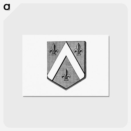 アートポストカード-Heraldic Shield Design
 - 大英図書館 Postcard.