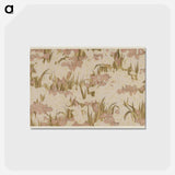 アートポストカード-Hokusai's Grass
 - クリーブランド美術館 Postcard.