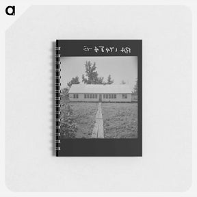 アートメモ帳-Newly erected community house at the Delta cooperative farm - ドロテア ラング Memo.