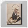 アートパネル-Katsushika Hokusai's Japanese man illustration - 葛飾 北斎 Canvas.