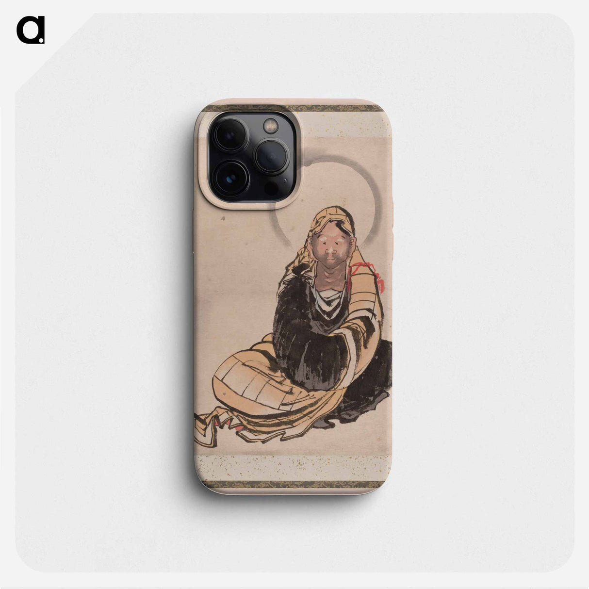 Katsushika Hokusai's Japanese man illustration - Katsushika Hokusai Phone Case.