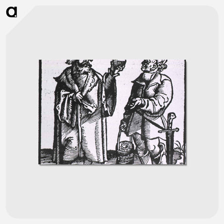 アートポストカード-Urine Analysis as Diagnostic Tool
 - 国立医学図書館 Postcard.