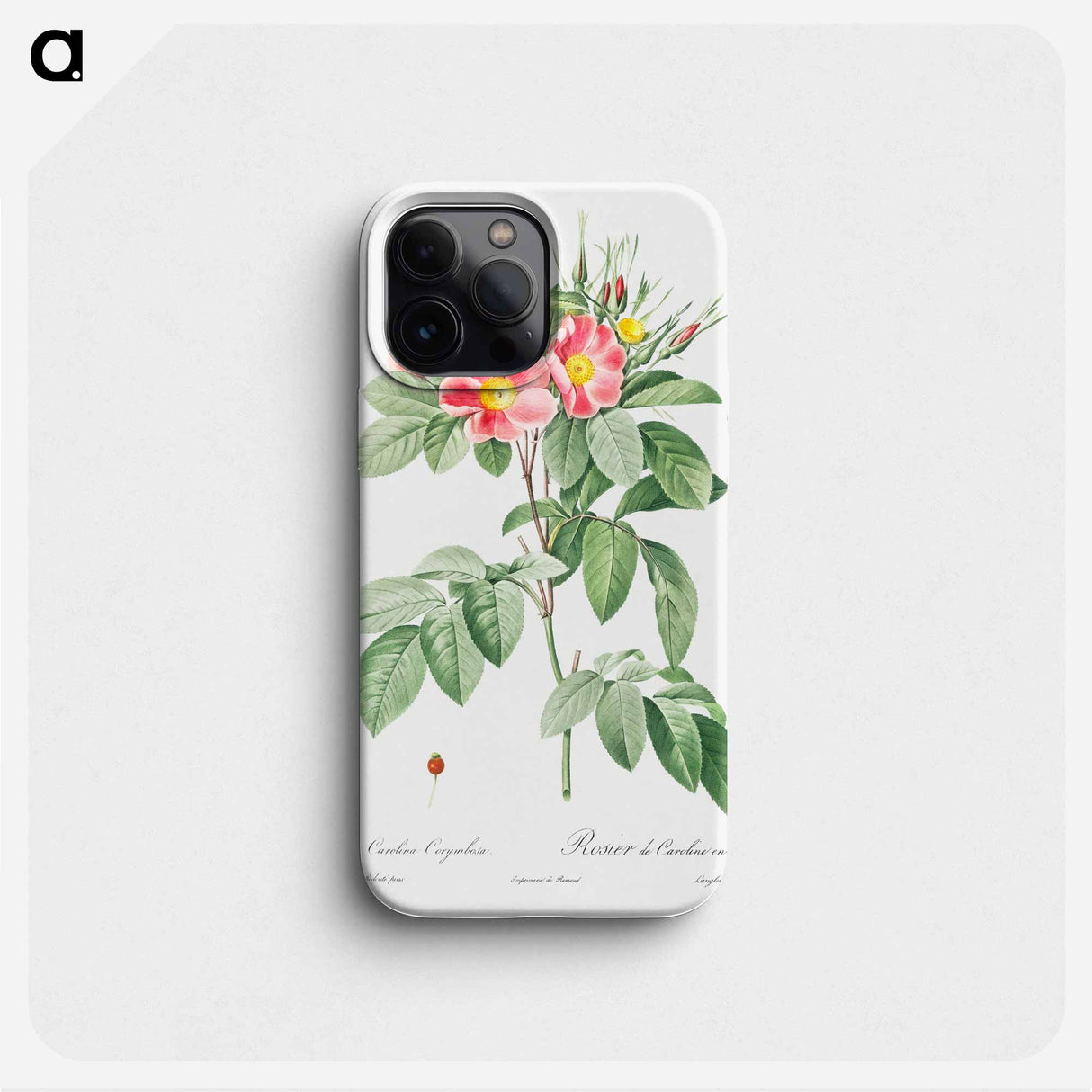 Pasture Rose - ピエール ジョゼフ ルドゥーテ Phone Case.