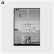 アートポストカード-Farm Activities Bulletin Board
 - ラッセル リー Postcard.
