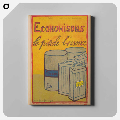 アートパネル-Let Us Economize on Oil and Gas
 - セントルイス美術館 Canvas.