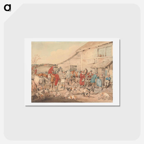 アートポストカード-Foxhunting: The Refreshment
 - イェール大学アートギャラリー Postcard.
