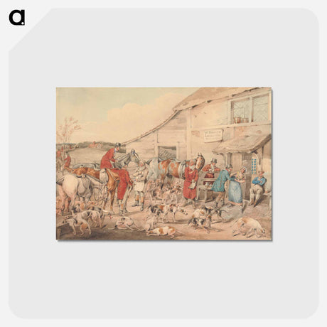 アートポストカード-Foxhunting: The Refreshment
 - イェール大学アートギャラリー Postcard.