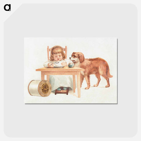 アートポストカード-J & P. Coats Best Six Cord
 - ボストン公共図書館 Postcard.