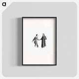 アートポスター-Gentlemen Shaking Hands
 - 大英図書館 Poster.