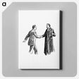 アートパネル-Gentlemen Shaking Hands
 - 大英図書館 Canvas.