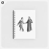 アートメモ帳-Gentlemen Shaking Hands
 - 大英図書館 Memo.