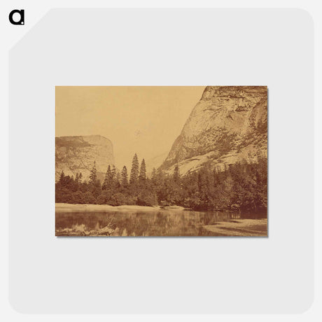 アートポストカード-The Old Piute. Valley of the Yosemite
 - エドワード マイブリッジ Postcard.