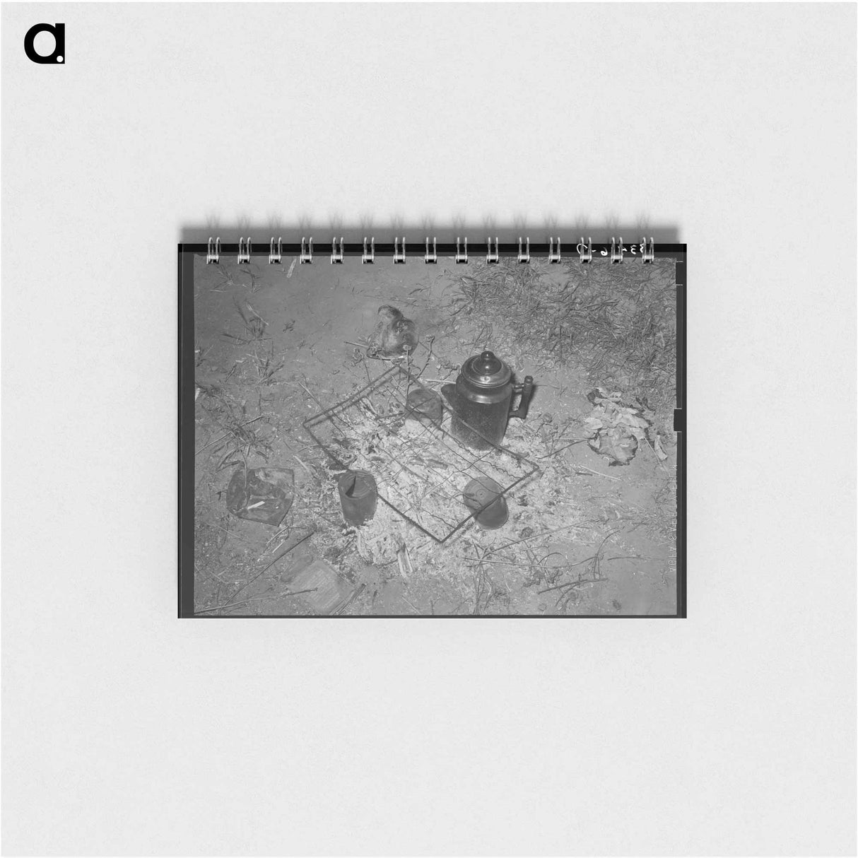 アートメモ帳-Burned Over Forest Land
 - ラッセル リー Memo.