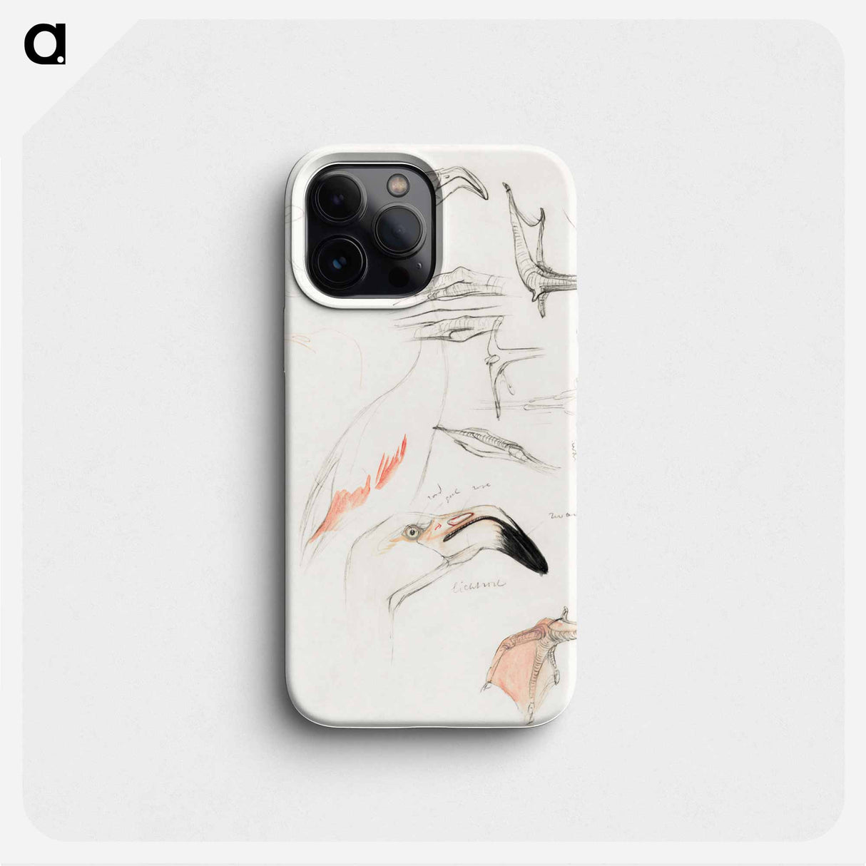 Studies van een flamingo - Theo van Hoytema Phone Case.