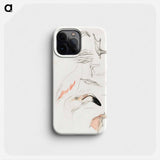 Studies van een flamingo - テオ ファン ホイテマ Phone Case.