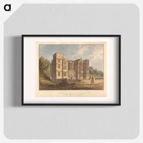 アートポスター-South West View of Fountains Hall, near the Abbey, Yorkshire belonging to Miss Larvience of Studley Royal
 - イェール大学アートギャラリー Poster.